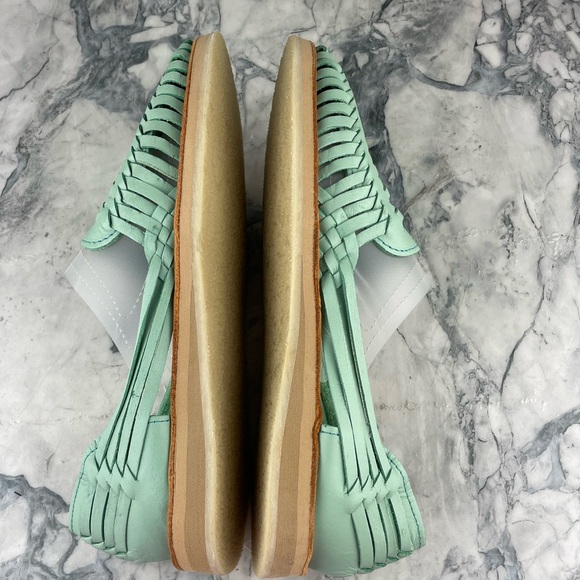 Shoes Artisan Leather Huarache Handmade Women's Shoe Embroidery Size 9.5 - Picture 8 of 13